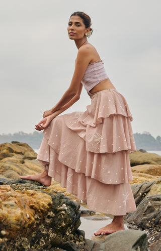 La palm blush dress