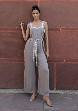 Carina space gray jumpsuit