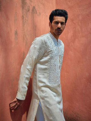 Roopangarh ivory kurta and salwar