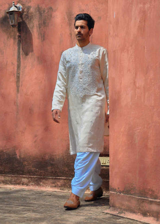 Roopangarh ivory kurta and salwar