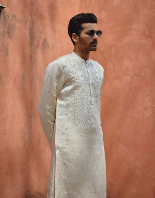 Roopangarh ivory kurta and salwar