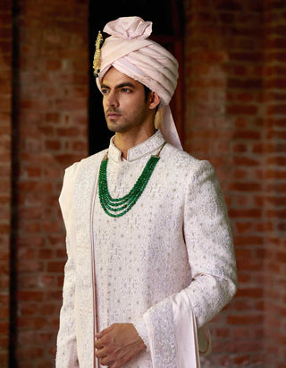 Ameera soft pink sherwani set