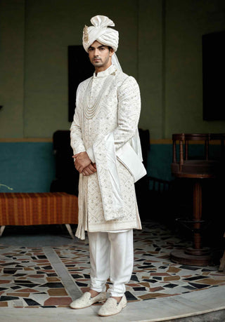 Feroz ivory sherwani set