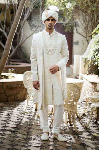 Feroz ivory sherwani set