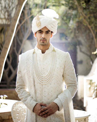 Feroz ivory sherwani set