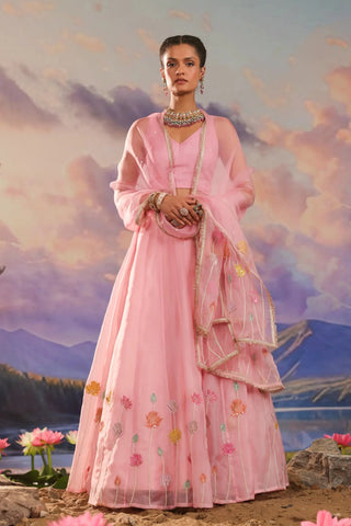 Pink lehenga set