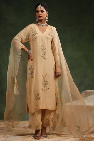 Beige kurta set