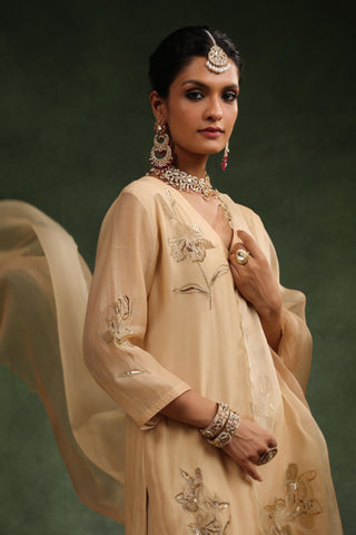 Beige kurta set