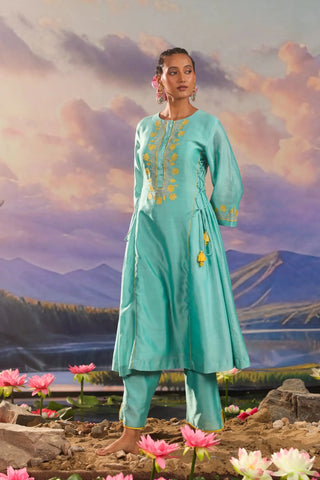 Blue kurta set