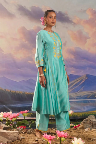 Blue kurta set