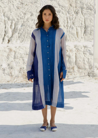 Salted sea shirt dress