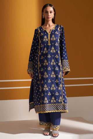 Blue marlow kurta set