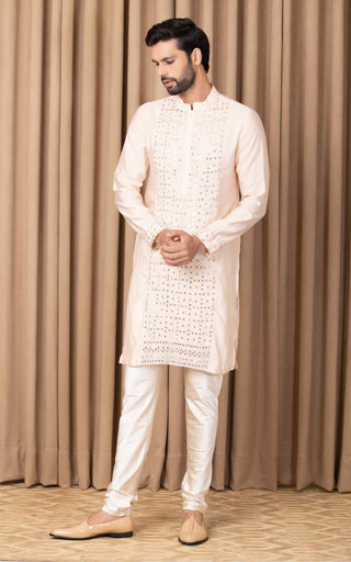 Sajid peach kurta and pant