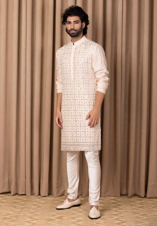 Sajid dusty rose kurta and pant