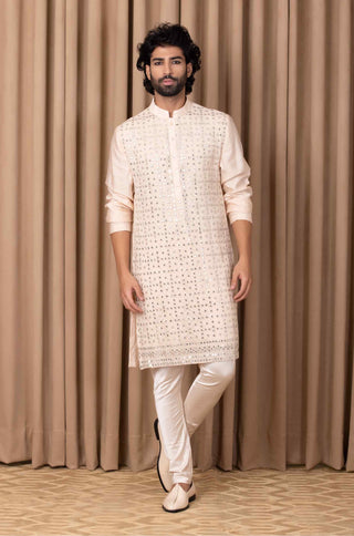 Sajid dusty rose kurta and pant