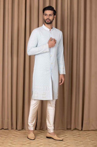 Arif powder blue kurta and pant