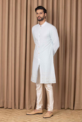 Arif powder blue kurta and pant