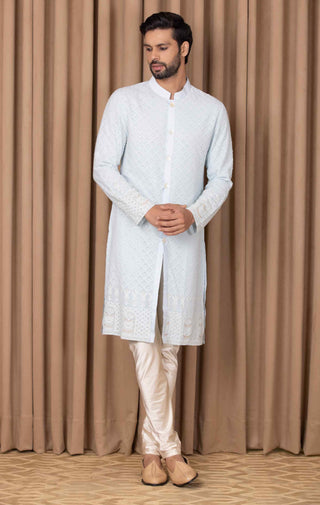 Arif powder blue kurta and pant