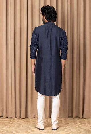 Sufian navy blue kurta and pant