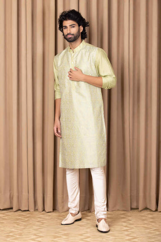 Fahad mint green kurta and pant