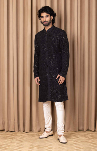 Umair black kurta and pant