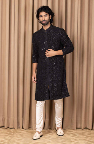 Umair black kurta and pant