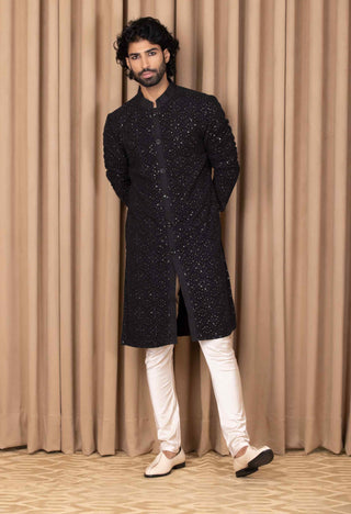 Umair black kurta and pant