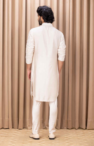 Yasir champagne gold kurta and pant