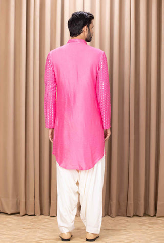 Yasir hot pink kurta and pant