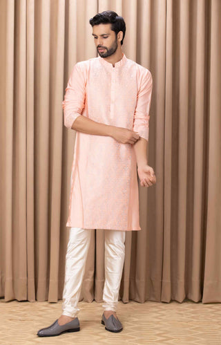 Fahad peach kurta and pant