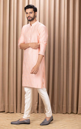 Fahad peach kurta and pant