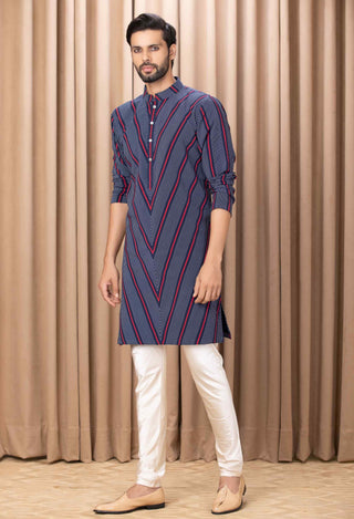 Aarsh navy blue kurta and pants