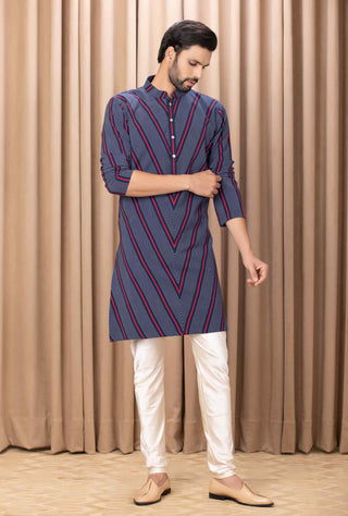 Aarsh navy blue kurta and pants