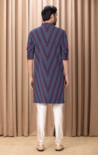 Aarsh navy blue kurta and pants