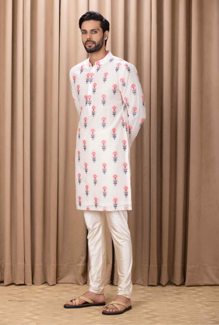 Ashar ivory pink kurta and pant