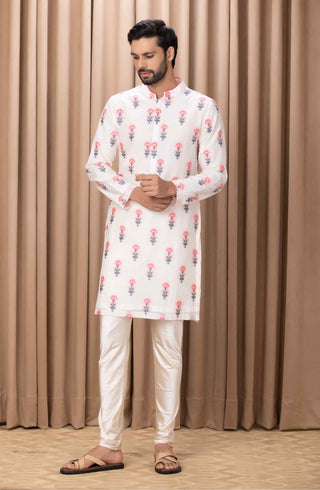 Ashar ivory pink kurta and pant