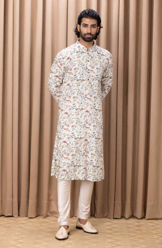 Amaani ivory kurta and pant