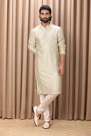 Junaid mint green kurta and pant