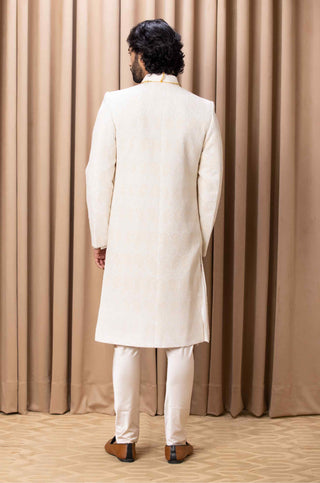 Faizan ivory sherwani set