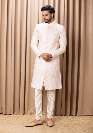 Ameera powder pink sherwani set