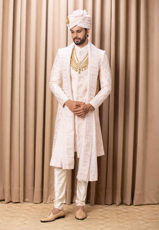 Ameera powder pink sherwani set