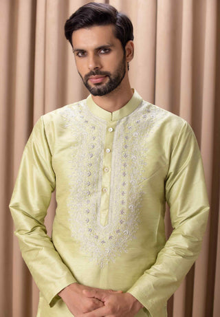 Vahid mint green kurta and pant