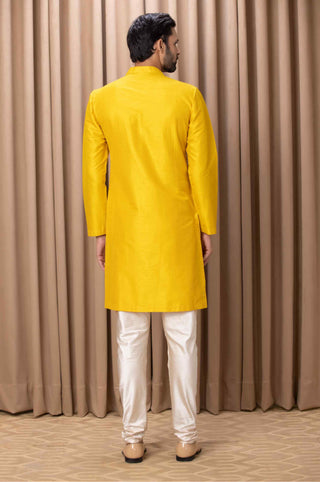 Ghazi mustard kurta and pant