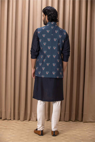 Noor navy bandi set