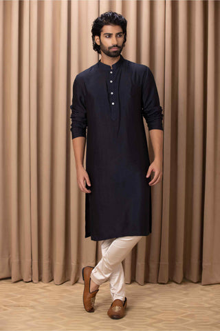 Classic navy blue kurta and pant