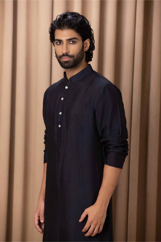 Classic navy blue kurta and pant