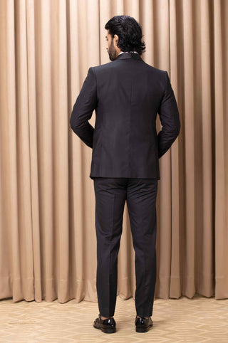 Avad black tuxedo jacket and pant