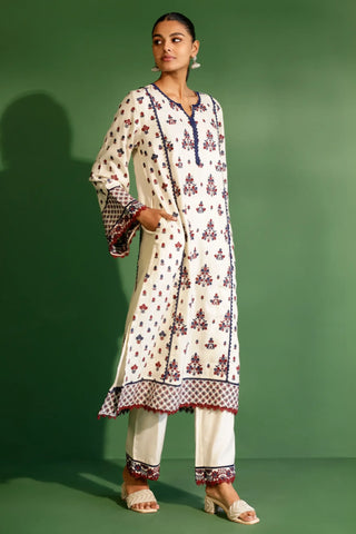 White marlow kurta set