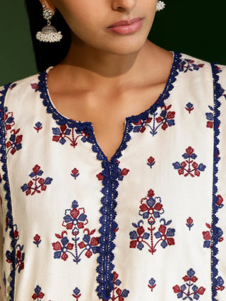 White marlow kurta set