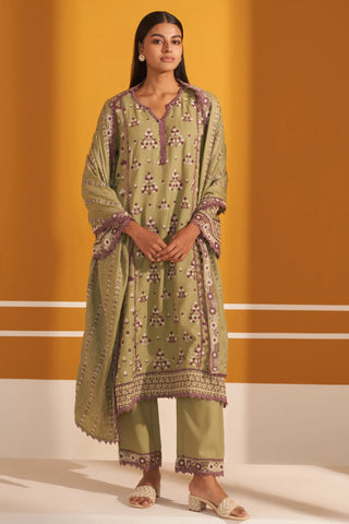 Green marlow kurta set